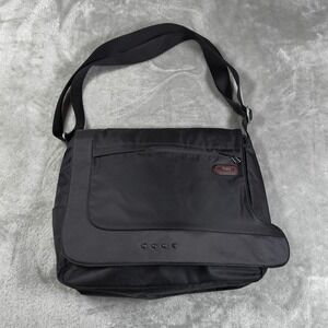 Tumi Messenger Bag Black T‎ Tech 5114D Nylon Crossbody Shoulder Messenger Laptop